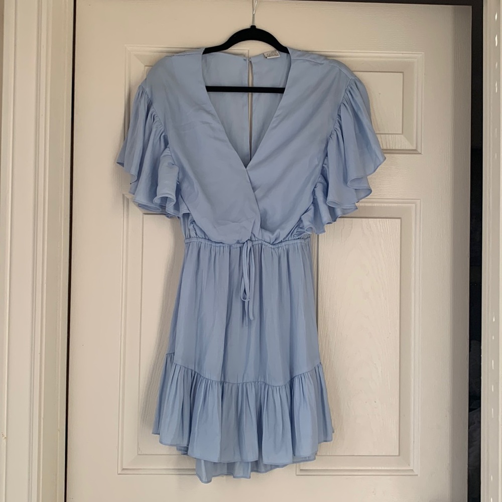 Blue dress